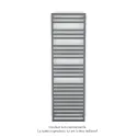 Kadrane Spa EC, Anthracite, 851W, H 1827 mm / L 550 mm, robinet couleur