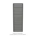 Kadrane EC, couleur Umbra Grey, 966W, H 1835 mm / L 600 mm robinet couleur