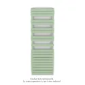 Fassane Spa Symétrique EC, 2 patères, PasteLGreen, 1019W, H1851mm / L600mm