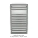 Kadrane Spa EC, Grey Aluminium, 332W, H 803 mm / L 450 mm, robinet couleur
