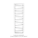 Kazeane EC, couleur 0556, 621W, H 1567 mm / L 500 mm, robinet couleur