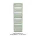 Kadrane Spa EC, Pastel Green, 588W, H 1507 mm / L 450 mm, robinet couleur