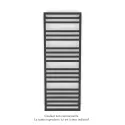Kadrane Spa EC, Anthracite Grey, 694W, H 1507 mm / L 550 mm, robinet couleur