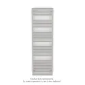 Kadrane Spa EC, Telegrey 4, 588W, H 1507 mm / L 450 mm, robinet couleur