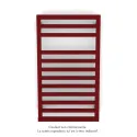 Kadrane Spa EC, Ruby Red, 332W, H 803 mm / L 450 mm, robinet couleur