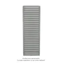 Kadrane EC, couleur Grey Aluminium, 966W, H 1835 mm / L 600 mm robinet couleur