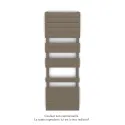 Régate EC, couleur Pearl Beige, 691W, H 1481 mm / L 500 mm