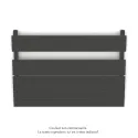 Régate EC, couleur Umbra Grey, 656W, H 666 mm / L 1000 mm