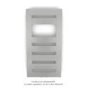 Karena Spa EC, robinetterie, couleur 9006, 327W, H 805 mm / L 400 mm