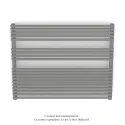 Kéva Spa EC non cintré, Telegrey 2 7246, 778W, H 761 mm / L 1000 mm
