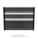 Kéva Spa EC non cintré, Jet Black 9005, 778W, H 761 mm / L 1000 mm