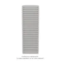 Kadrane EC, couleur Telegrey 4, 966W, H 1835 mm / L 600 mm robinet couleur