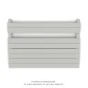 Régate EC, couleur Light Grey, 656W, H 666 mm / L 1000 mm