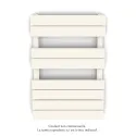 Régate EC, couleur Edelweiss m., 377W, H 741 mm / L 500 mm
