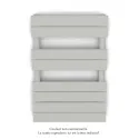 Régate EC, couleur Light Grey, 377W, H 741 mm / L 500 mm