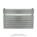 Régate EC, couleur Grey Aluminium, 656W, H 666 mm / L 1000 mm