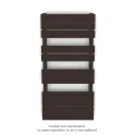 Régate EC, couleur Dark Brown, 504W, H 1037 mm / L 500 mm