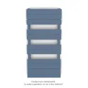 Régate EC, couleur Pigeon Blue, 504W, H 1037 mm / L 500 mm