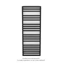Kadrane Spa EC, Traffic Black, 694W, H 1507 mm / L 550 mm, robinet couleur