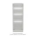 Kadrane Spa EC, Light Grey, 493W, H 1251 mm / L 450 mm, robinet couleur