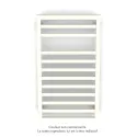 Kadrane Spa EC, Pure White, 332W, H 803 mm / L 450 mm, robinet couleur