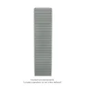 Régate EC Status, couleur Titane, 1027W, H 2073 mm / L 500 mm