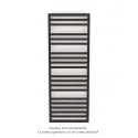 Kadrane Spa EC, Dark Brown, 694W, H 1507 mm / L 550 mm, robinet couleur