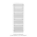 Kadrane Spa EC, White Matt, 694W, H 1507 mm / L 550 mm, robinet couleur