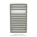 Kadrane Spa EC, Cement Grey, 332W, H 803 mm / L 450 mm, robinet couleur