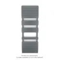 Régate EC, couleur Anthracite, 691W, H 1481 mm / L 500 mm