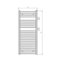Radiateur Sèche-serviettes TAHITI S 30T60 SEC R4 Chromé