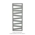 Kazeane EC, couleur 9007, 743W, H 1661 mm / L 600 mm, robinet couleur