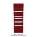 Régate EC, couleur Ruby Red, 1019W, H 1851 mm / L 600 mm