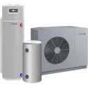 Pompe à chaleur Air/Eau HTi70 11kW mono+Pilote DS170D +ballon 40L, Hte T C- R290