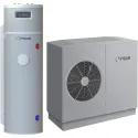 Pompe à chaleur Air/Eau HTi70 8kW monophasé + Pilote DS170D, Hte T C- R290
