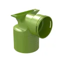 Manchettte droite pour 1 conduit OPTIFLEX PRO D90 et une bouche D125