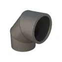 Coude à 90 pour CALOGAINE PRO D180, conduit circulaire rigide isolé en EPE