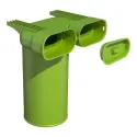 Manchettte coudée pour 2 conduits oblongs OPTIFLEX PRO 100X50 et une bouche D125