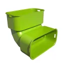 Coude vertical OPTIFLEX PRO pour conduit oblong 130X60
