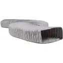 Gaine souple PVC rectangulaire, dimensions 90 x 45 mm, longueur 6 m