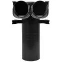 Adaptateur pour bouche en circulaire D125 mm