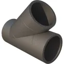 Té pour CALOGAINE PRO D180, conduit circulaire rigide isolée en EPE