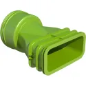 Adaptateur OPTIFLEX PRO pour conduit oblong 130X60 vers conduit circulaire D90
