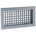 Grille double déflexion de soufflage en aluminium SC 102D par clips 500x100