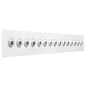 Diffuseur linéaire micro buses 2x1000 blanc