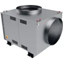 Caisson C4 Ecowatt, 600 m3/h, refoul. vertical en ligne, iso 25 mm, mono 230V