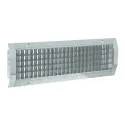 Grille sur conduit double déflexion de soufflage en acier GD 102D - 425x225 mm