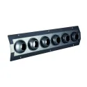 Diffuseur à buses AC 190 Conduit 900X200 RAL9006MAT
