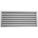 Grille extérieure de soufflage/reprise, alu, D 500 x 200 mm