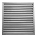 Grille extérieure de soufflage/reprise, alu, D 1000 x 900 mm